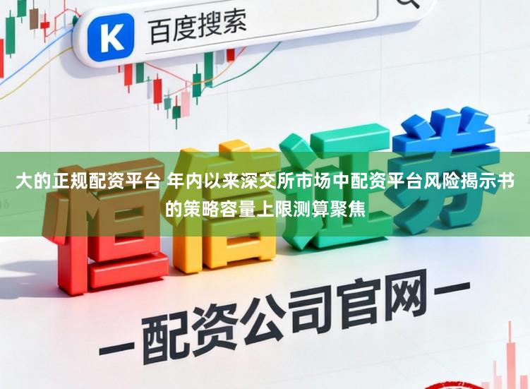 大的正规配资平台 年内以来深交所市场中配资平台风险揭示书的策略容量上限测算聚焦