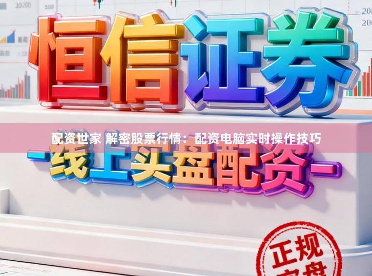 配资世家 解密股票行情：配资电脑实时操作技巧